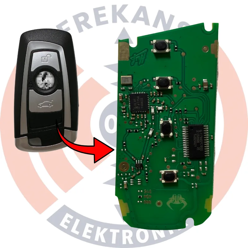 BMW F Serisi 3 Buton Cas 4 434 Mhz Üretim Kumanda - 2