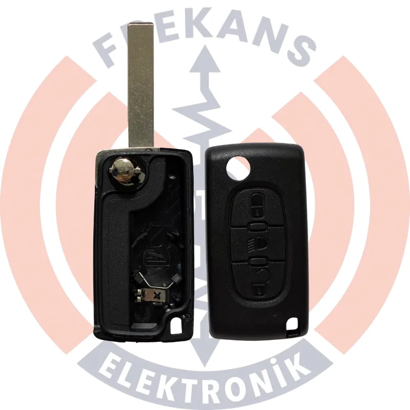 PEUGEOT SUSTALI 3 BUTON PİL YATAKLI - 1