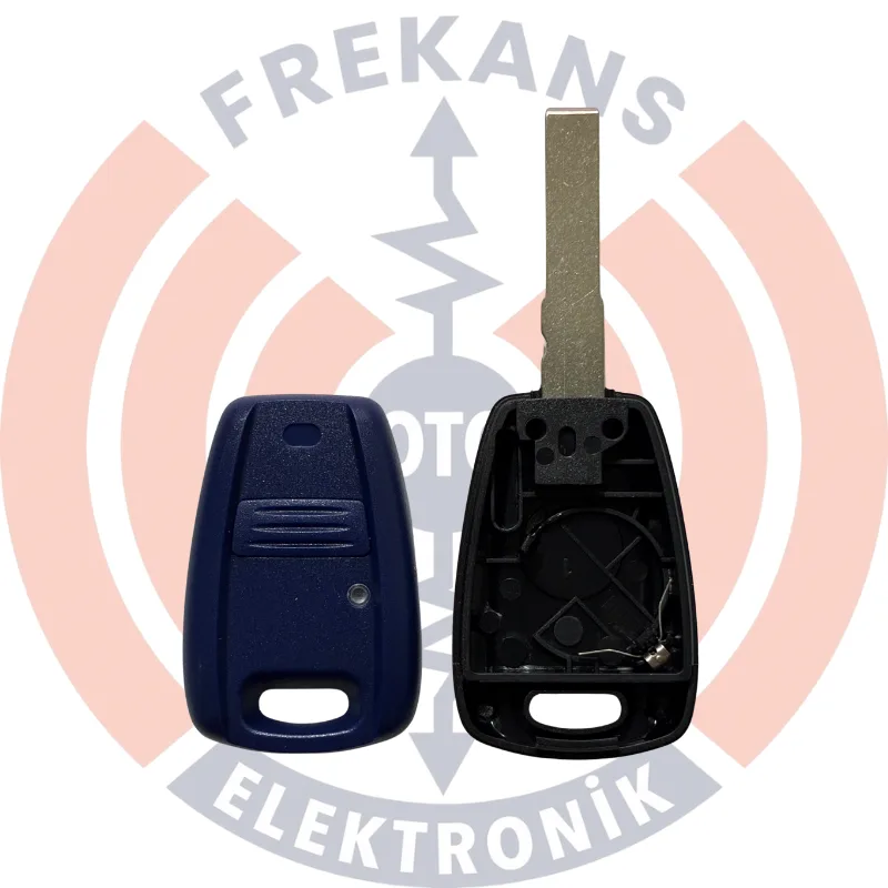 FİAT DOBLO 1 BUTON BOŞ KAP - MAVİ - 1