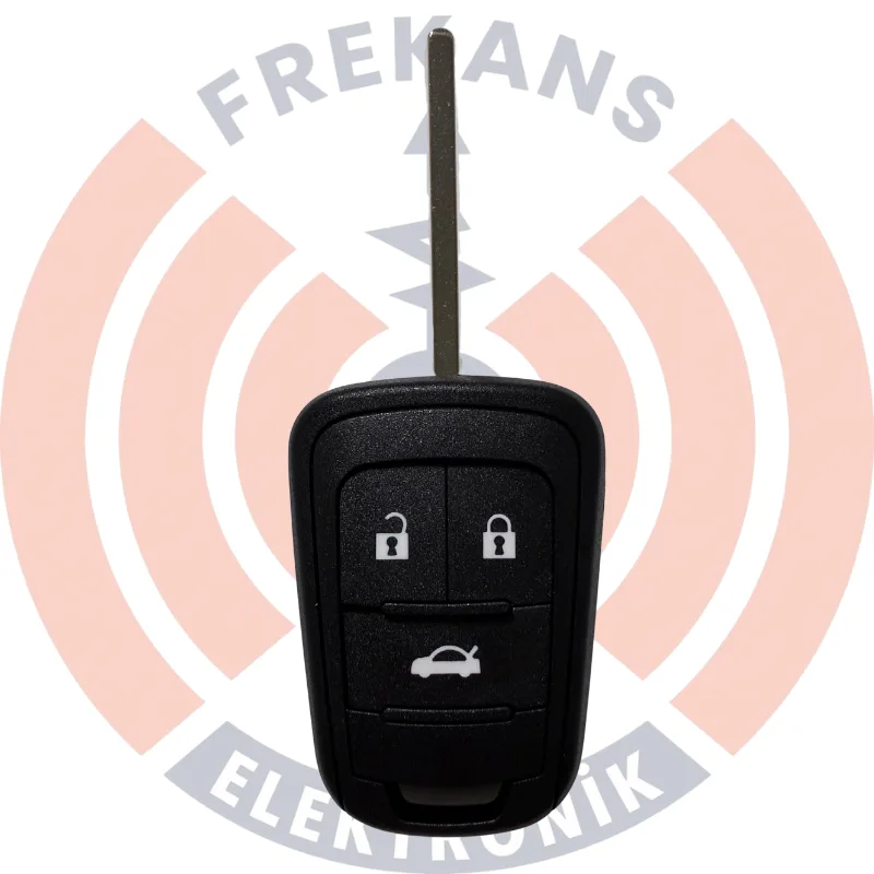 OPEL İNSİGNA 3 BUTON ANAHTARLI BOŞ KAP - 1