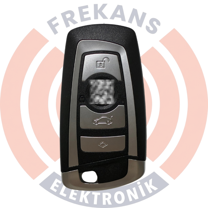 BMW F SERİSİ GRİ SMART 4 BUTON BOŞ KAP - 1