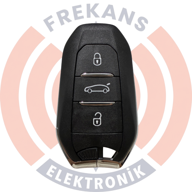 PSA MODEL SMART ÜRETİM KUMANDA TİP 2 2019-2022 - Citroen Kapak • 3 Butonlu (Bagajlı) - 1