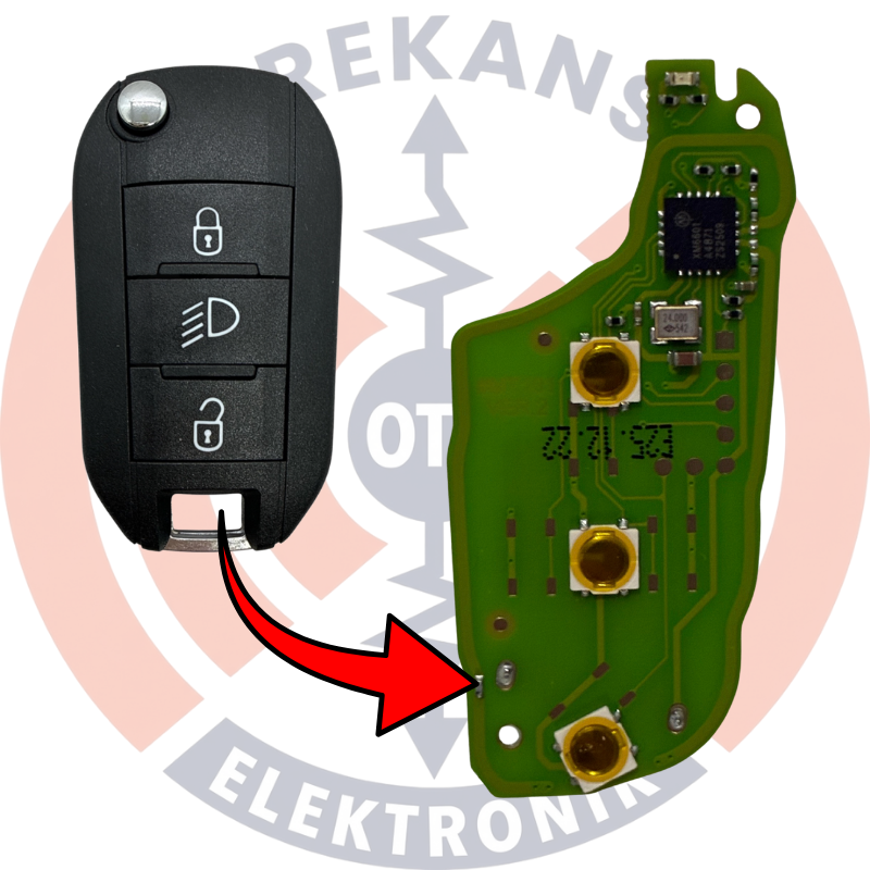 XHORSE XT27B ÇİPLİ UNİVERSAL SUSTALI KUMANDA XEPG00EN - Peugeot Kapak • Far Buton - 1