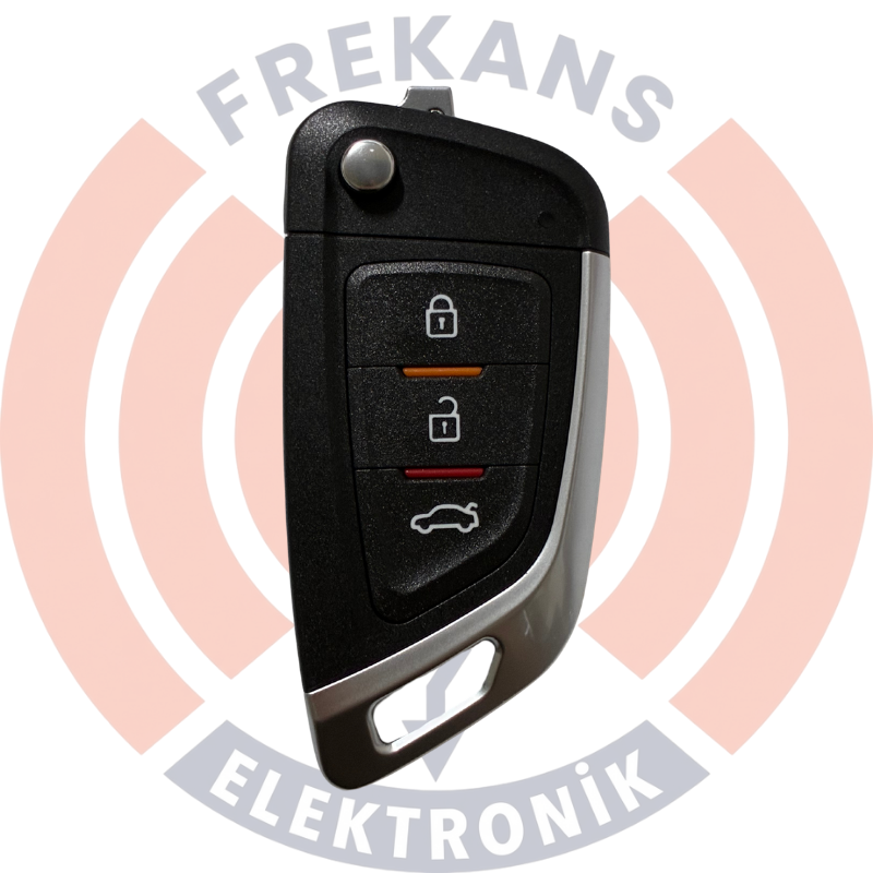 XHORSE 3 BUTON YENİ TİP BMW TİP SUSTALI KUMANDA XKKF05EN - 1