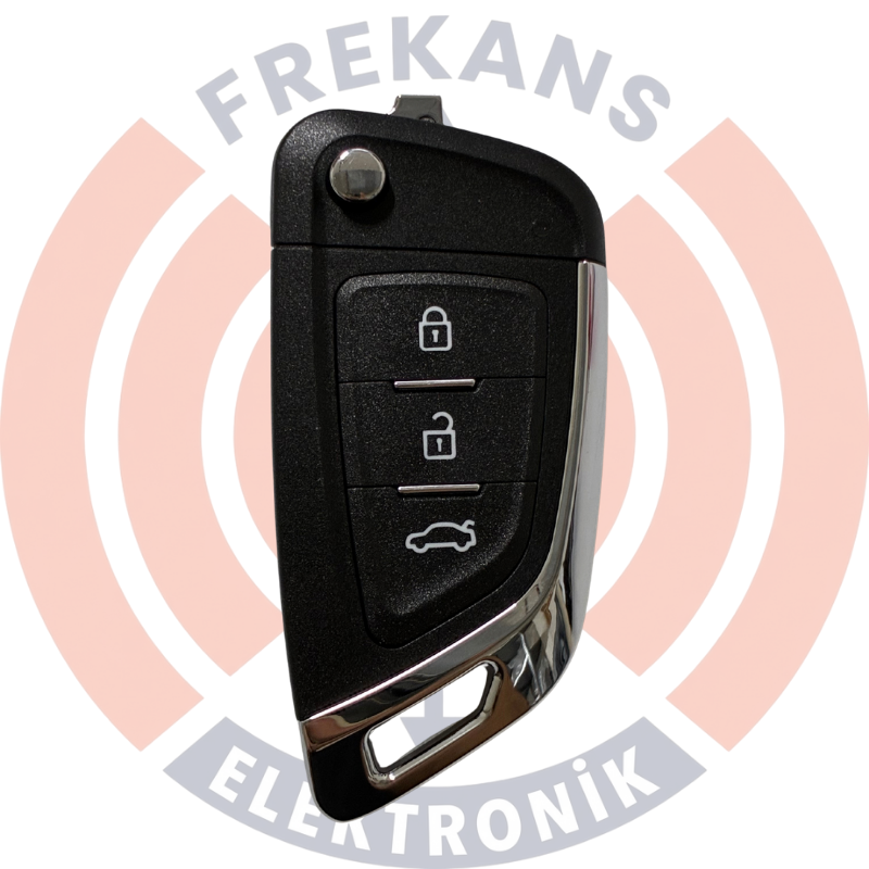 XHORSE BMW TİP BOBİNSİZ 3 BUTON KUMANDA XKKF03 - 1